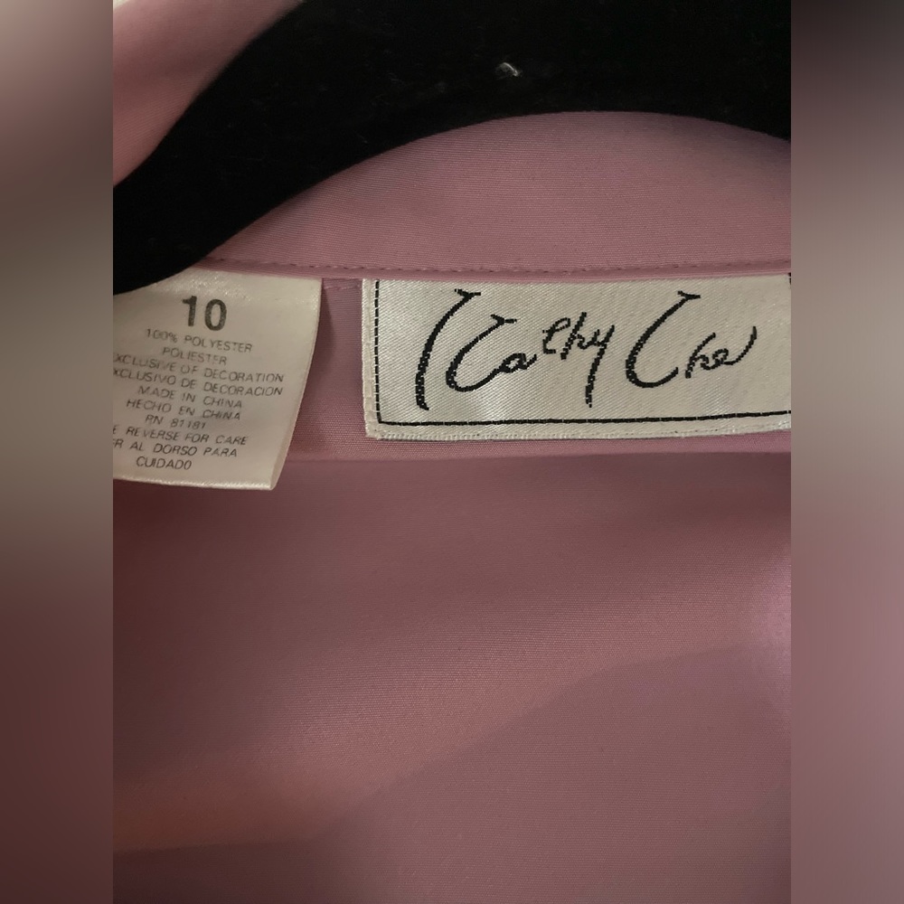 Bubblegum Pink Button Down Blouse - image 2